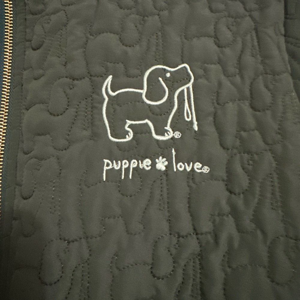 Puffer & Love Women's Green Quilted Jacket - Picture 2 of 5